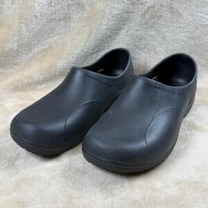 TredSafe Slip Resistant‎ Oil Resistant Work Shoes Clogs Black W 11 M 10